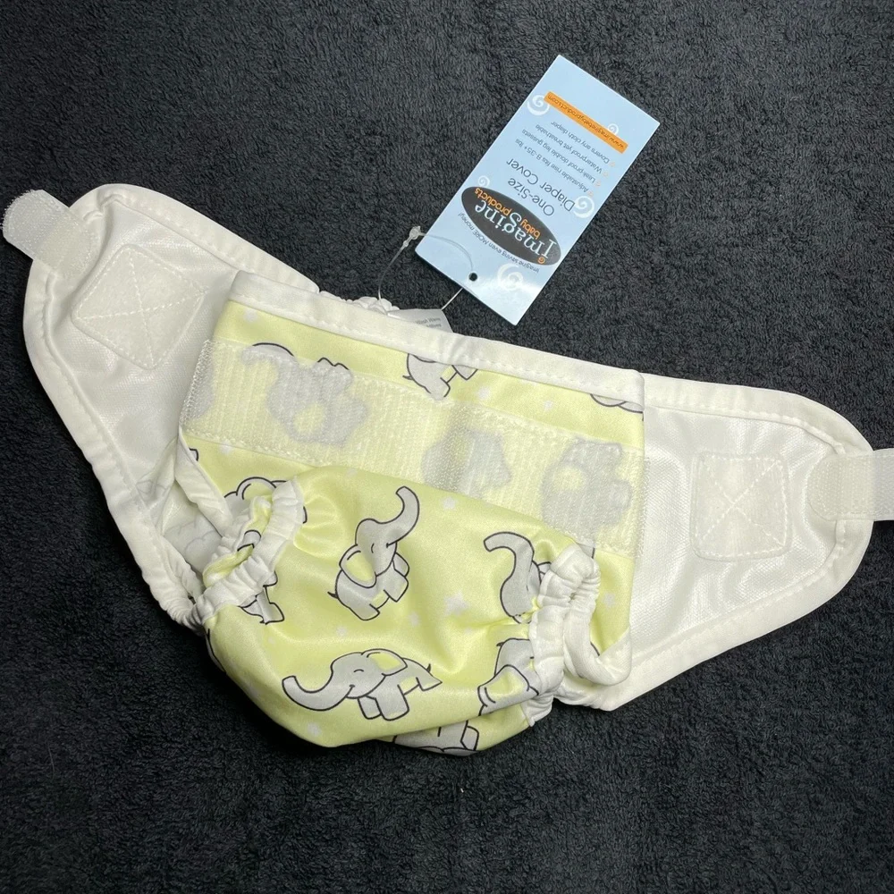 NEW Diaper Cover | Elephant Print | Unisex